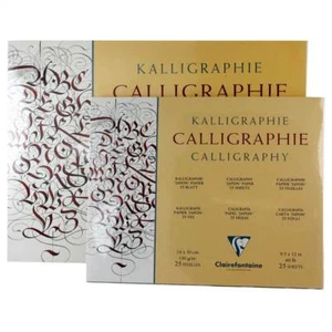 Clairefontaine Calligraphy "Japon" Paper - 25 Sheets - Assorted Sizes! - Picture 1 of 3