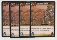 Orgrimmar Grunts x4 #254 / Heroes of Azeroth ENG Warcraft TCG