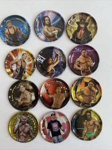 Lot of 12 Metal Tazos WWE Sabirtas Mexico - Picture 1 of 3