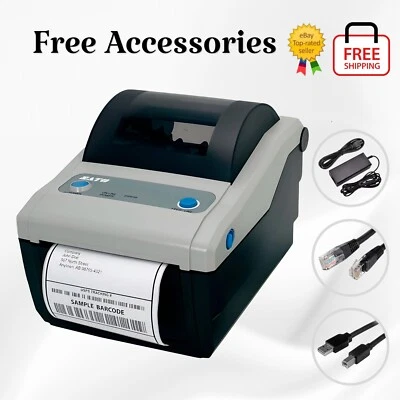 SATO CG412DT Not Wireless - But More Reliable and Faster Barcode Label Printer - Image 1 of 4