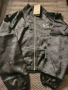 Womans Nike Air Satin Monogram Jacket Size XS - Picture 1 of 7