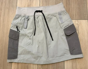 lululemon Multi Pocket Cargo High Rise Hiking Skirt Skort Seal Gray Size 8 - Picture 1 of 8