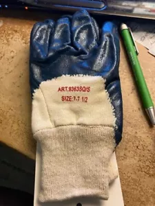 24 Pairs 2 dozen size 7-71/2 work Gloves LGS Blue - Picture 1 of 4