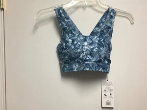 SCORPIO SOL WOMENS NWT LANA REMOVABLE PADS CROSS-BACK PRINT SPORTS BRA -- XS - Picture 1 of 2