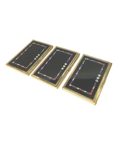 3X Metall Geldbörse Visitenkarten Ausweis Kreditkarten Etui Halter - Bild 1 von 6