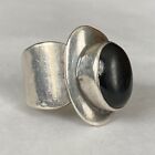 ATI Mexico Sterling Silver Adjustable Black Onyx Ring