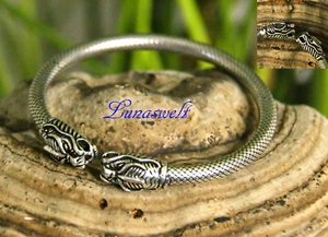 Brazalete Celta con Cabezas de Dragón Diámetro 6 cm - Imagen 1 de 2
