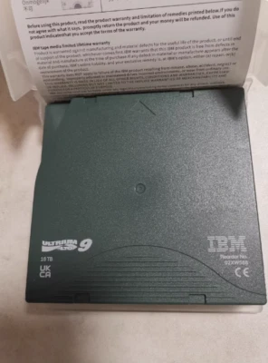 IBM 02XW568 LTO-9 TAPE CARTRIDGES 18TB/45TB LTO9 - Image 1 of 4