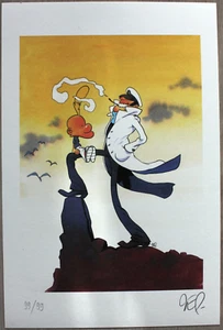 ZEP - TITEUF & CORTO MALTESE - Ex-Libris Raspoutine limité à 99 ex. - Imagen 1 de 1