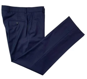 Brooks Brothers 1818 Regent Suit Pants 38x29 Navy Blue Tonal Pinstripe NWOT - Picture 1 of 19