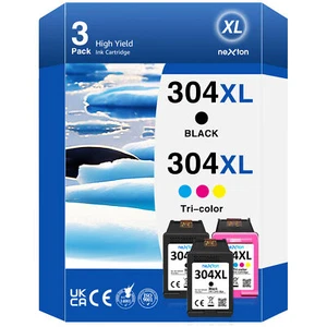 304XL Patronen für HP 304 XL DeskJet 2620 2630 3720 3730 3750 Envy 5010 5030 - Bild 1 von 12