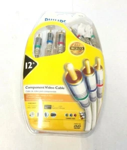Philips M62796 Component Video Cable 24k Gold, 12 feet - Picture 1 of 1