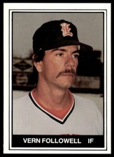 1982 TCMA Evansville Triplets Vern Followell Evansville Triplets #18