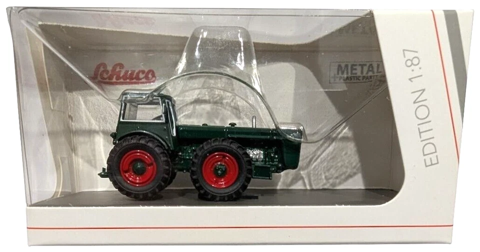 1:87 Scale Schuco 452679200 Dutra D4K Tractor - Green - BNIB - Image 1 of 1