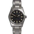 MWC 5025JBLET Classic 1950s/60s Automatic Steel Black Sapphire Men's Watch