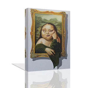 Fantasy Van Gogh Mona Lisa Poster Prints Canvas Wall Art for Home Decor - Picture 1 of 15