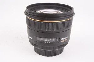Sigma 50mm f/1.4 DG HSM Prime Portrait Digital Camera Lens For Nikon F #T-13801 - Picture 1 of 9