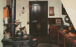 Kitchen Abraham Lincoln’s Home Springfield IL Illinois Postcard 13973a - Picture 1 of 8