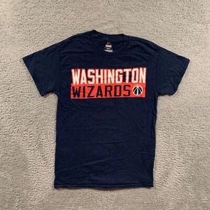 Majestic Washington Wizards John Wall 2 Blue Small Short Sleeve T Shirt Mens - Picture 1 of 10