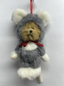 Boyds Bears Mini Bear Plush 4 Inches Mouse Costume "Mouserella" White Tag Only - Picture 1 of 4