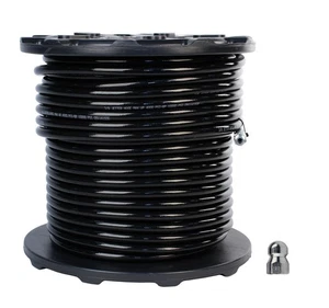 Schieffer 3/8" x 300' 4000 PSI Thermoplastic Sewer Jetter Hose & 12.0 Nozzle - Picture 1 of 7