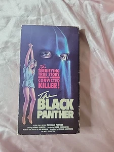 RARE The Black Panther 1986 VHS Vestron Video READ - Picture 1 of 3