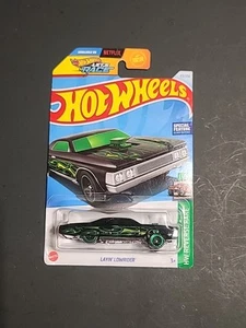 2024 HOT WHEELS RASTRELLO INVERSO LAYIN LOWRIDER CHEVY IMPALA NERO - Foto 1 di 6