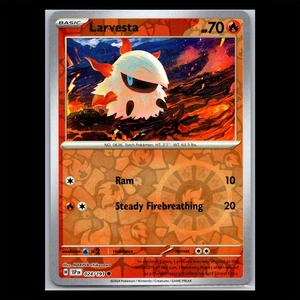 Larvesta 024/191 Reverse Holo - Surging Sparks Pokemon Card - Picture 1 of 1