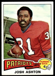 Topps 1975 Topps Josh Ashton New England Patriots - Picture 1 of 2