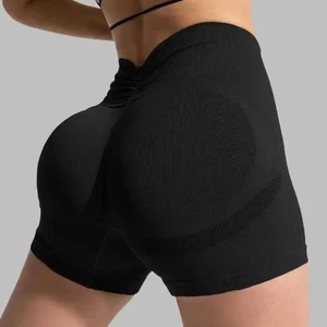 High Waist Yoga Shorts Breathable Fitness Shorts Yoga Practice - Photo 1/11