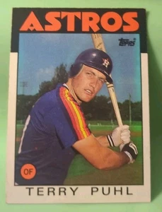 1986 Topps - Terry Puhl #763 - Houston Astros - Picture 1 of 2