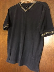 Vintage Boys size L V-neck short sleeve cotton Cherokee shirt 24 long 20 chest - Picture 1 of 3