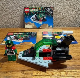 LEGO SPACE POLICE 2 GALACTIC CHIEF VINTAGE SET (6813) 1993 COMPLETE MANUAL + BOX