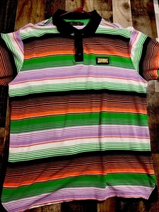XL Coogi Polo Hip Hop 1990er Vintage EUC lebendige Farben - Bild 1 von 8