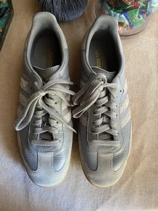 Adidas Samba OG FT Gray Sz 10 Leather Suede - Picture 1 of 10