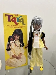 Ideal Crissy Family Doll Tara 1976 Near Mint Black Hair Original Plastic AA Box - Picture 1 of 22