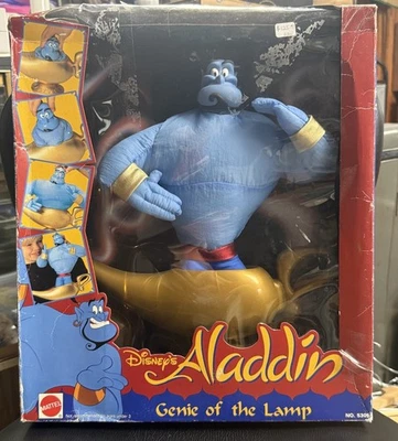 Figura de Peluche De Colección Aladdin Genio de la Lámpara Enorme 14" Con Caja Personaje Disney Foto 1 de 4