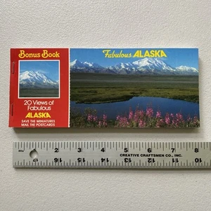 Fabulous Alaska Postcard Souvenir Booklet ~ 20 Regular & 20 Miniatures - Bild 1 von 11
