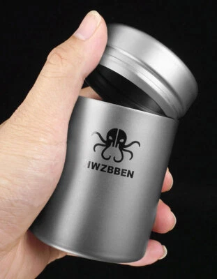 Bote de té hermético de acero inoxidable azúcar café tarro de almacenamiento contenedor exterior Foto 1 de 4