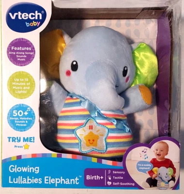 Vtech Baby светящиеся колыбельные слон с петь вместе песни звуки музыки - новый - Изображение 1 из 3