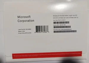 Microsoft Windows server 2025 Standard Unlimited Core and CALS License Key&DVD - Picture 1 of 2