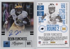 2015 Prestige Extra Points Black Signatures /10 Devin Funchess Rookie Auto RC