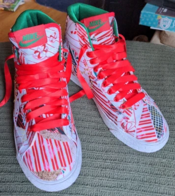 Nike Blazer Navidad Regalo Envolvido Pack 637990-600 - Talla 5 Foto 1 de 4