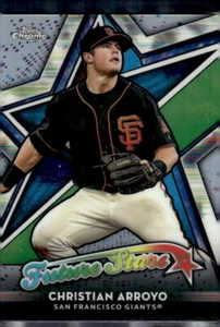 2018 Topps Chrome #FS-10 Christian Arroyo Future Stars - Picture 1 of 2