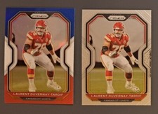 2020 Panini Prizm Base & Red White & Blue #129 lot of 2 Laurent Duvernay-Tardif