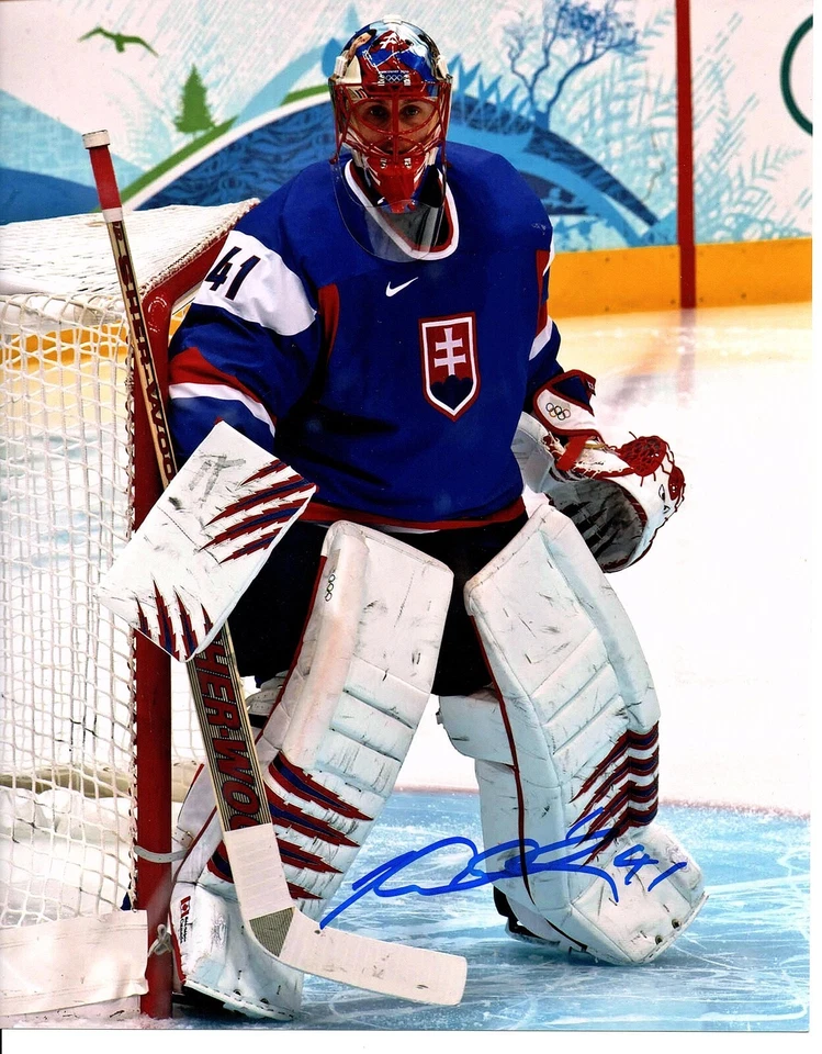 Jaroslav Halak Eslovaquia 2010 Olimpiadas 8x10 Autografiado Firmado Foto Certificado de Autenticidad Foto 1 de 1