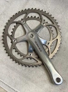 SHIMANO DURA-ACE 7701 Right side only crank arm 175mm DOUBLE  53-39T rings [cac] - Picture 1 of 9