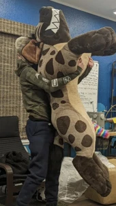 Creep Cat Toy Company 6 ft Spotted Hyena Plush RARE! UN STUFFED Retired - Picture 1 of 6