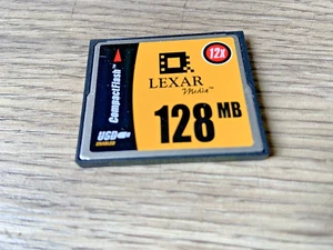Lexar Compact Flash Memory Card 128Mb 12X - Picture 1 of 2