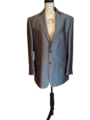 VITARELLI Men Rayon Suit Grey  Size 46R Was 498E $571 - Image 1 of 4